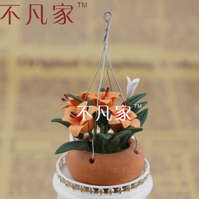 Download free shipping 1/12 scale well made high quality miniature flower for dollhouse decoration,Mini ...